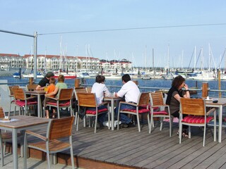 Dine on fish in the new marina