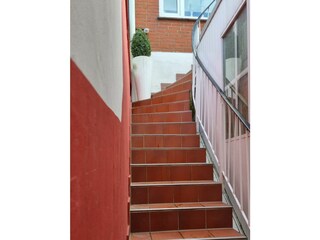 Treppe zu Wohnungen