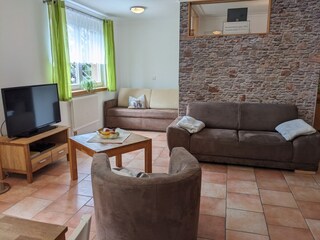 Wohnzimmer/Schlafcouch