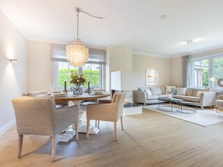 Essbereich im Wohnzimmer