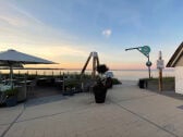 Strandübergang am Abend