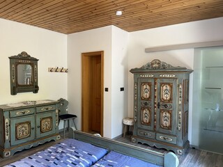 Schlafzimmer im Hochfirst Appartement
