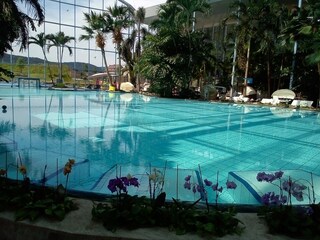 the badeparadies only 500 meters distance from ourhouse