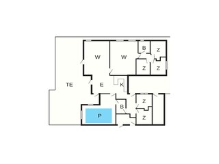 Vakantiehuis Høll Grondplan 4