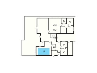 Vakantiehuis Høll Grondplan 5