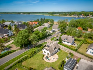 Luftbild mit Blick Richtung Insel Ummanz