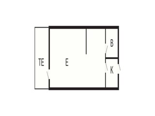 Vakantiehuis Dueodde Grondplan 3