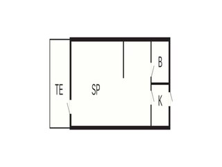 Vakantiehuis Dueodde Grondplan 2