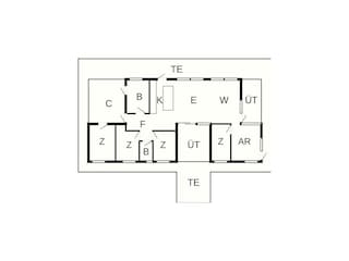 Ferienhaus Vejers Strand Grundriss 58