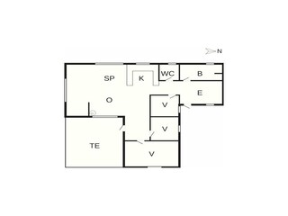 Casa per le vacanze Fjand Pianta del piano 29