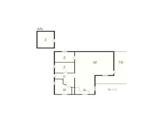 Ferienhaus Ørding Grundriss 2