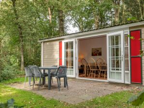 Vakantiepark Knus chalet met combimagnetron naast een natuurgebied - Borger - image1