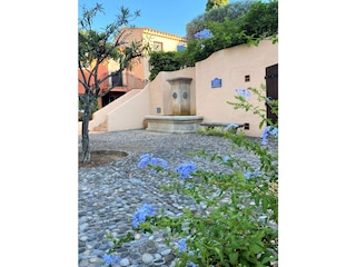 "Place de la Fontaine" in Grimaud