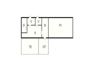 Vakantiehuis Grohed Grondplan 14
