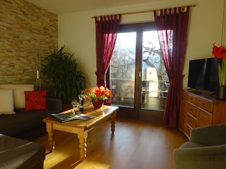 Landhaus Bonaventura - Livingroom with SMART-TV