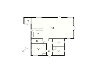 Casa per le vacanze Hals Pianta del piano 36