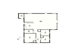 Maison de vacances Hals Plan d'étage 6
