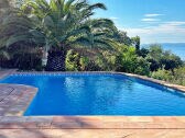 Pool with sea view