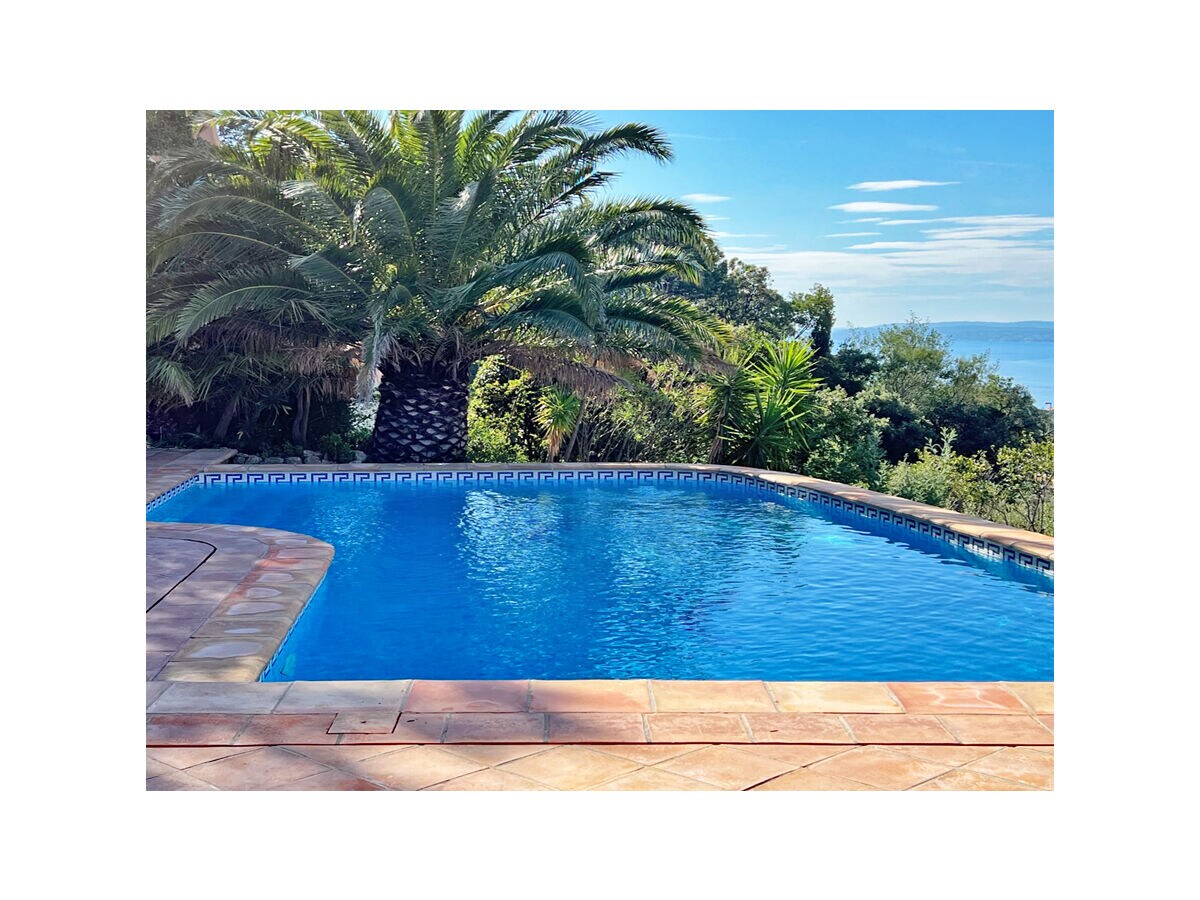 Pool with sea view