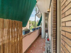 Appartement in Rome met balkon