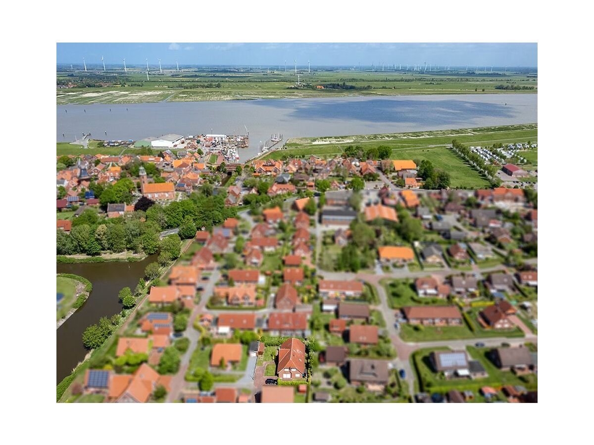 Die Entfernung der Wohnung bis zum Hafen