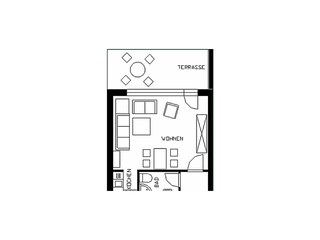 Appartamento per vacanze Borkum Pianta del piano 22