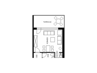 Appartement de vacances Borkum Plan d'étage 20