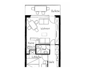 Appartement de vacances Borkum Plan d'étage 25