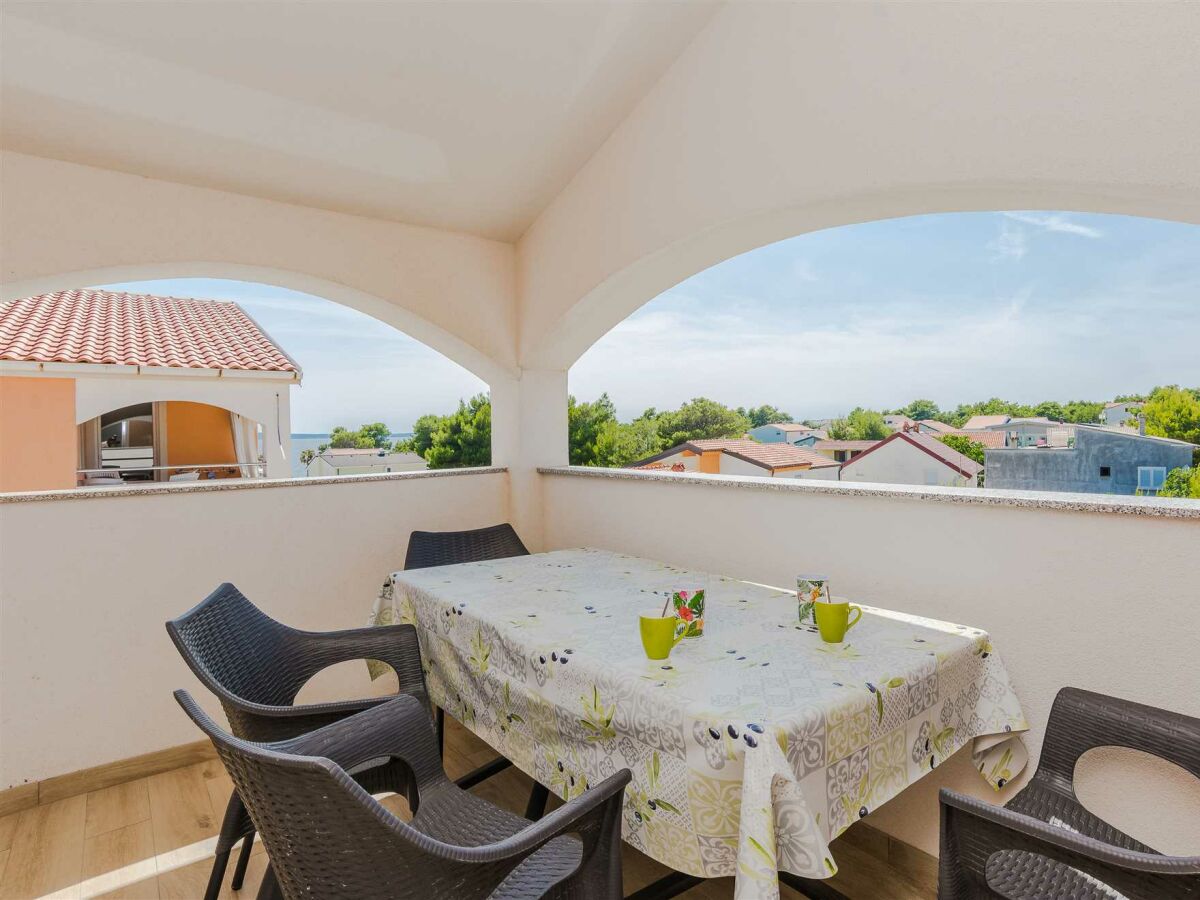 Roofed and furnished balcony