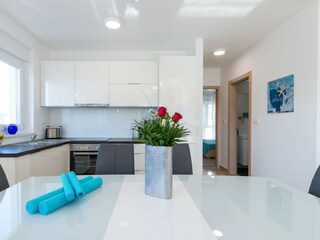 Kitchen with a dining area
