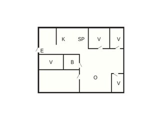 Vakantiehuis Herräng Grondplan 22