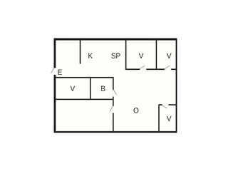 Vakantiehuis Herräng Grondplan 18