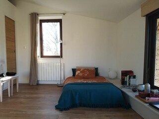 Livingroom  with bed
