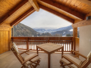 Balkon Südtseite mit Panorama