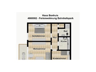 Appartamento per vacanze Borkum Registrazione all'aperto 8