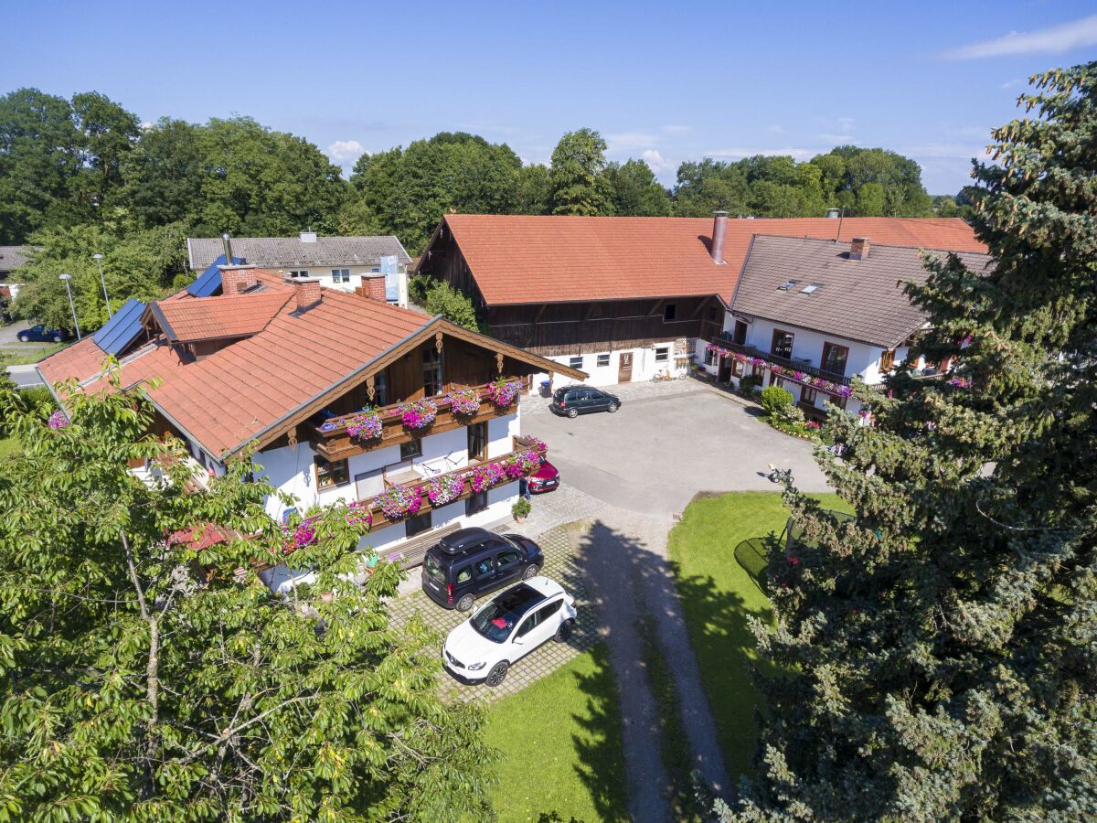 Blick von oben in den Hof, Häuser gehören alle zusammen