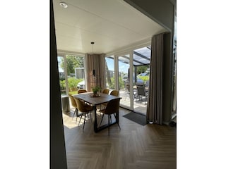 modern dining area