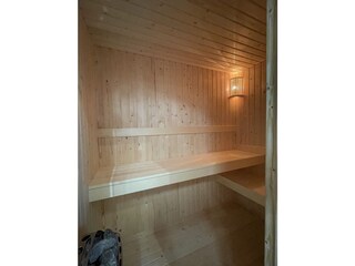 Innenbereich der Sauna