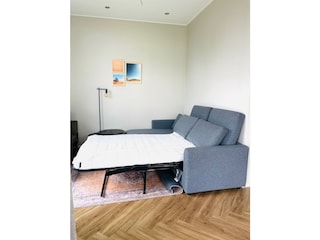Sofa set with full bed function