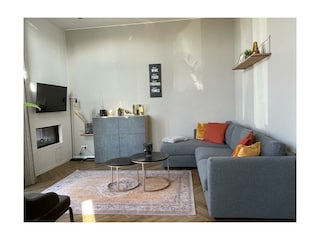 Living room with sofa bed