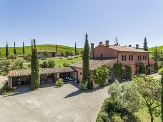 Villa Castiglione d'Orcia Grabación al aire libre 6