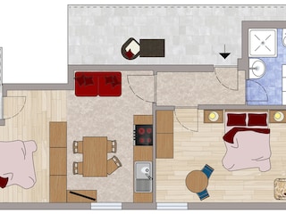 Appartamento Kaltern Pianta del piano 12