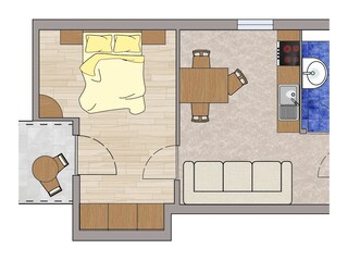 Appartement Kaltern Plan d'étage 5