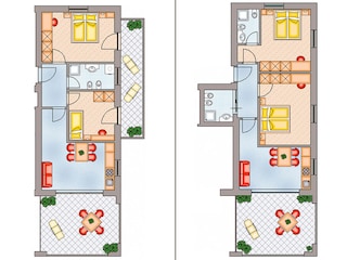 Appartement Kaltern Grondplan 6