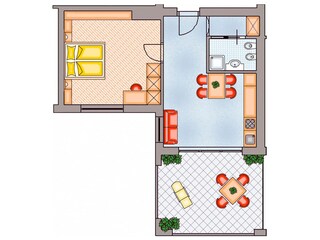 Appartement Kaltern Plan d'étage 8