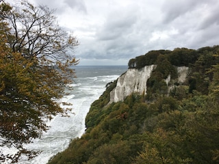Die Kreidefelsen im Oktobersturm.