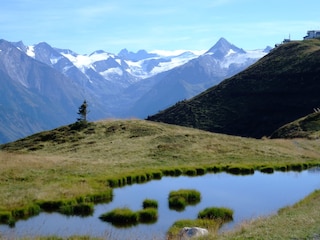 Von der Schmittenhöhe Aussicht zum Kitzsteinhorn