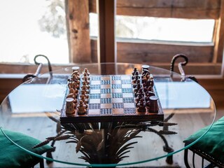 Schach-Lounge mit Ausblick