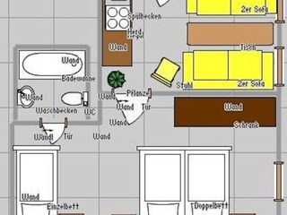 Vakantiehuis Patergassen Grondplan 37