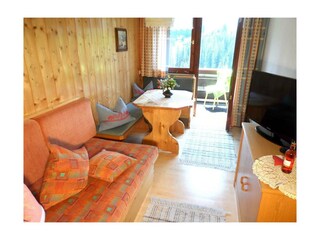 Wohn-Esszimmer FEWO Abendstimmung